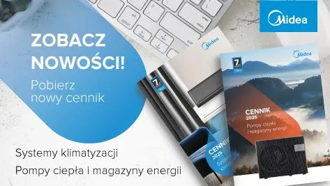 Nowe cenniki Midea – klimatyzacja i pompy ciepła 2025 już dostępne!