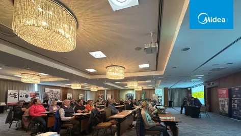 Midea na seminariach branżowych Millenium – rozpoczęliśmy cykl spotkań z branżą instalacyjną w całej Polsce